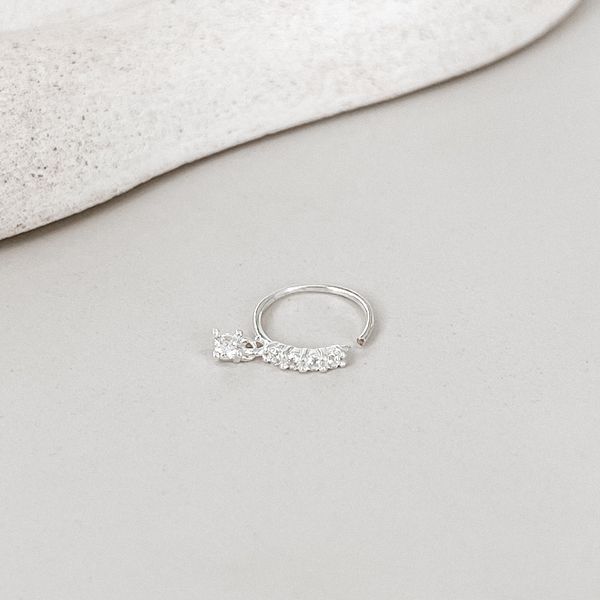 Piercing Helix Marianita Ponto De Luz Prata 925 