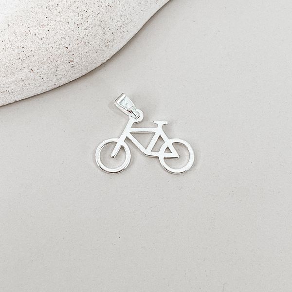 Pingente Bicicleta Prata 925 