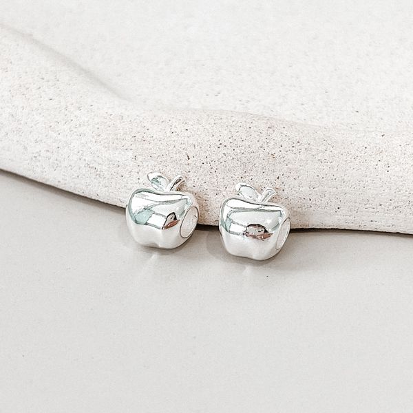 Berloque Maça Prata 925 