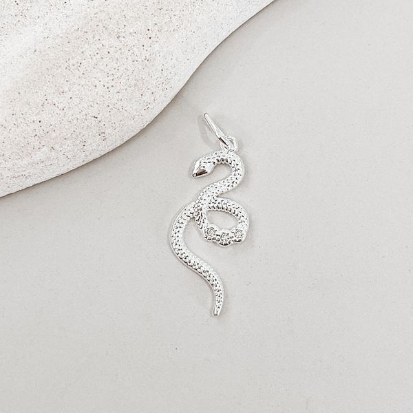 Pingente Serpente Prata 925 