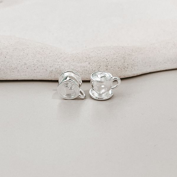 Berloque Xícara De Café Prata 925 