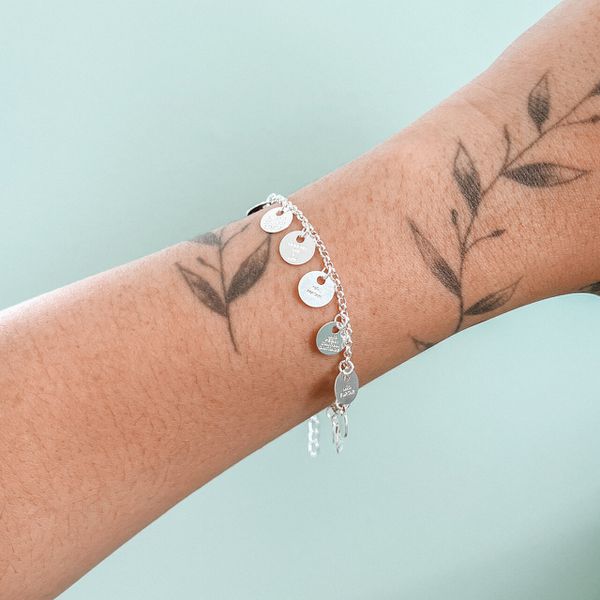 Pulseira 10 Mandamentos Prata 925