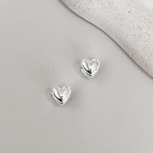 Berloque Separador Coração Liso Inova Prata 925 