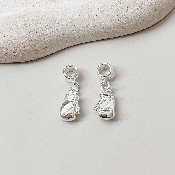 Berloque Luva De Boxe Prata 925 