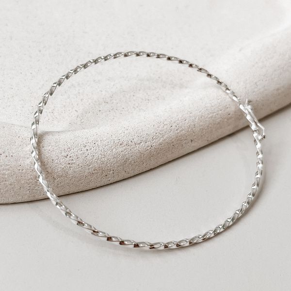 Bracelete Torcido Gabi Prata 925 