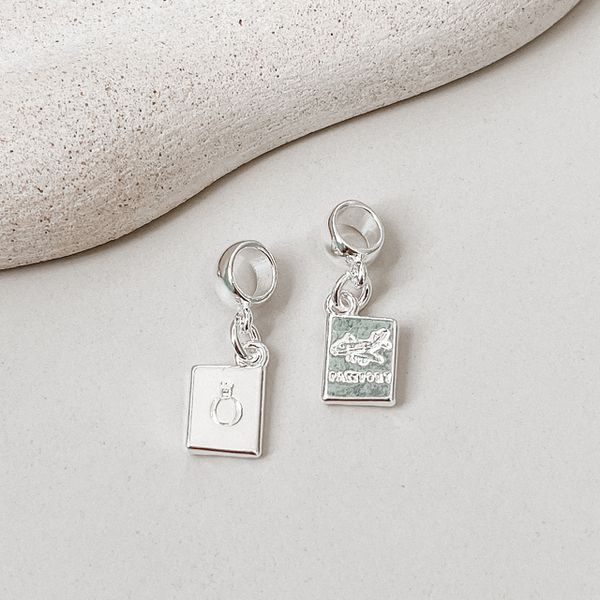 Berloque Passaporte Prata 925 