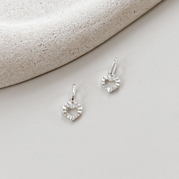 Pingente Coração Vazado Prata 925