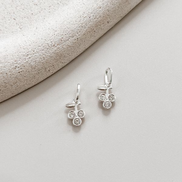 Pingente Pedrinhas de zirconia Prata 925 