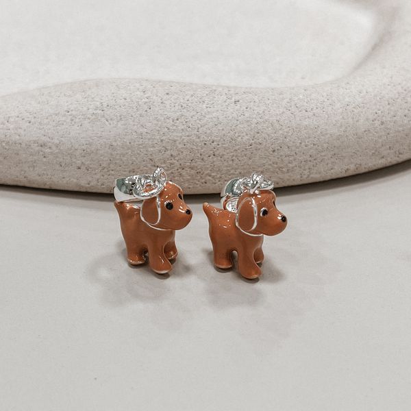 Berloque Cachorro Resinado Prata 925 