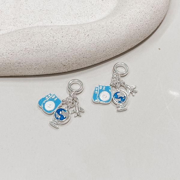 Berloque Patuá Viagem Prata 925