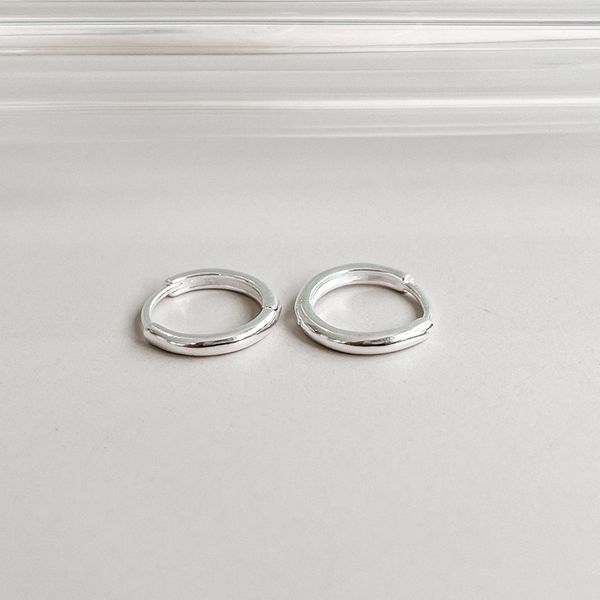 Argola Click Lisa M Prata 925 