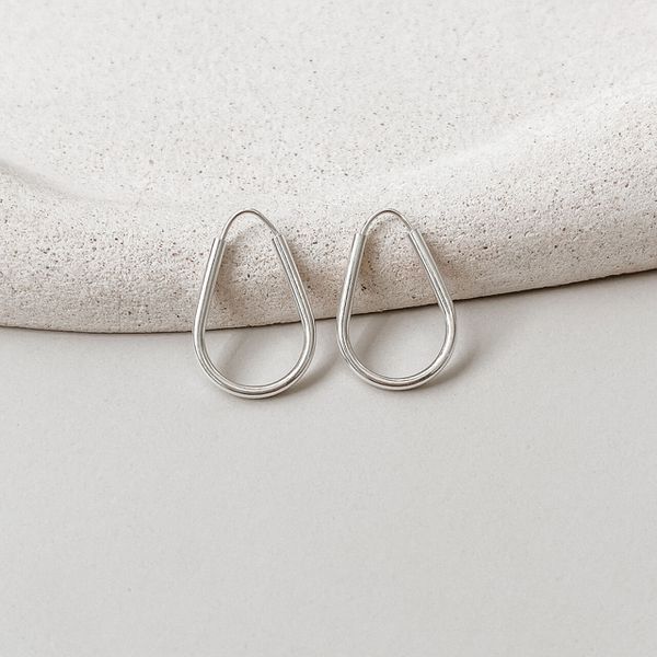 Argola Gota P Prata 925