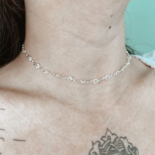 Choker Aurora G Prata 925 