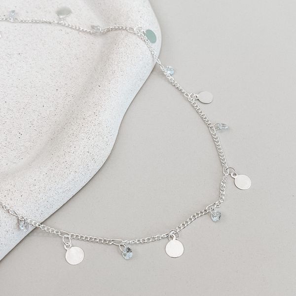 Choker Medals com Zircônias Prata 925 