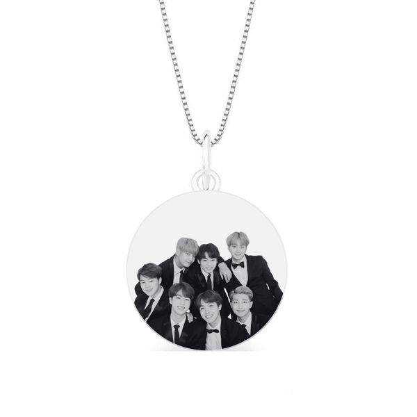 Colar BTS K-pop de Prata 925