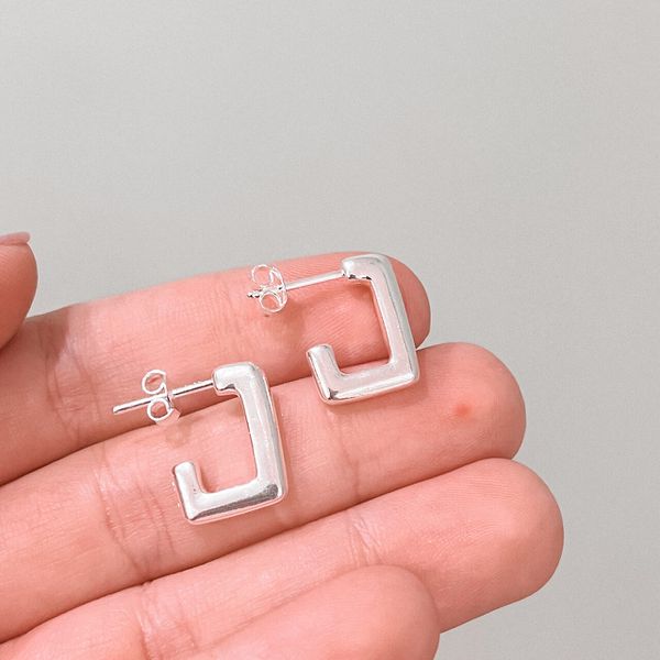 Brinco Gancho Galaxy Prata 925 