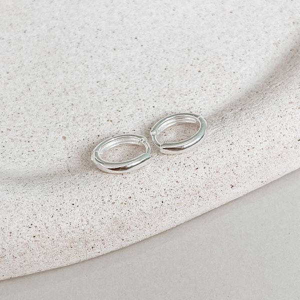 Argola Click M Prata 925 