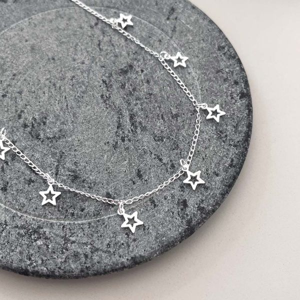 Choker Estrela Prata 925