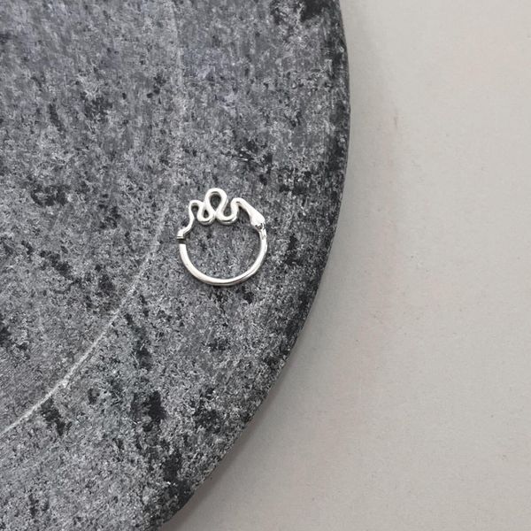 Piercing Daith Cobra Lisa Prata 925