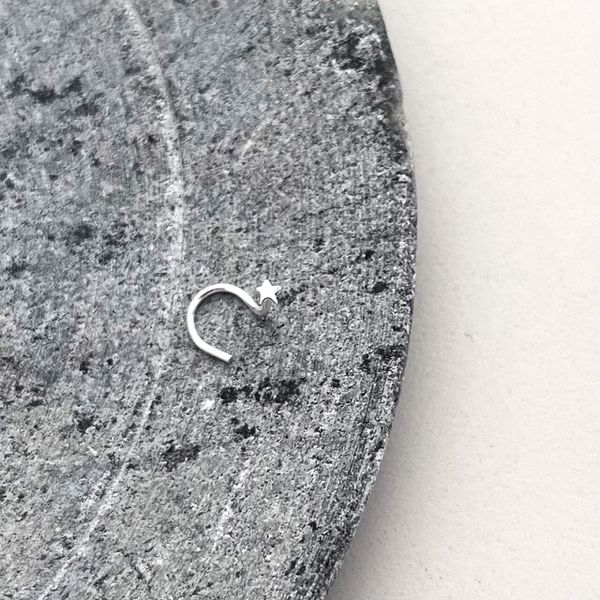 Piercing de Nariz Estrela Prata 925 
