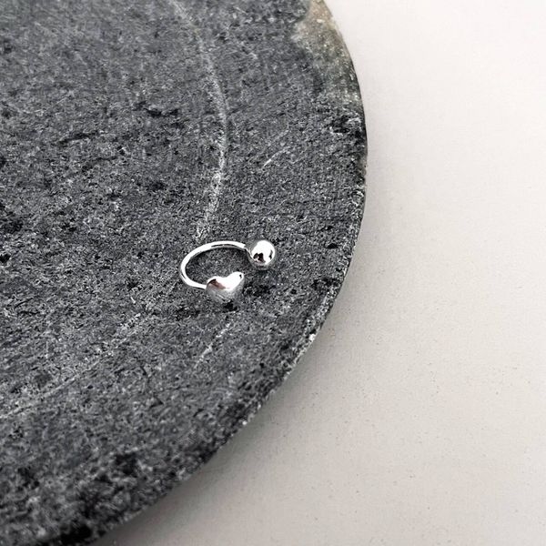 Piercing Fake Coração Prata 925 