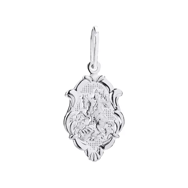 Pingente São Jorge Prata 925 