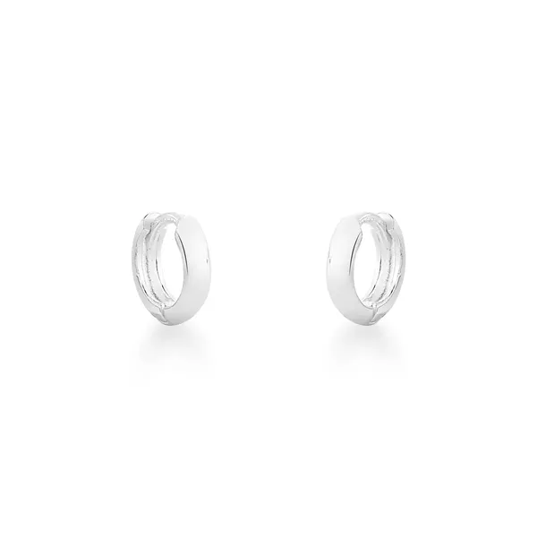 Argola Click Prata 925