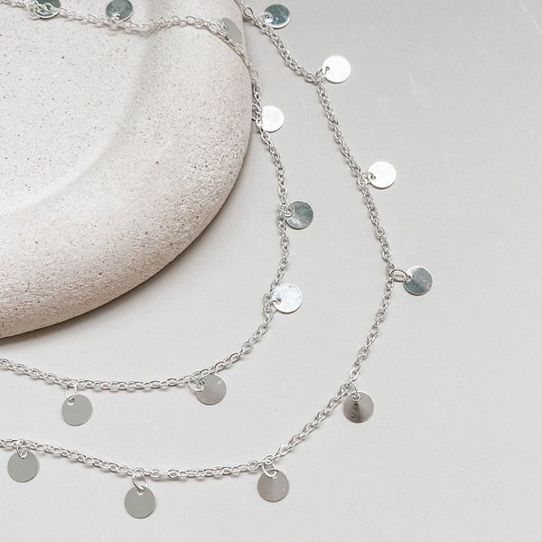 Choker Medalhas Prata 925