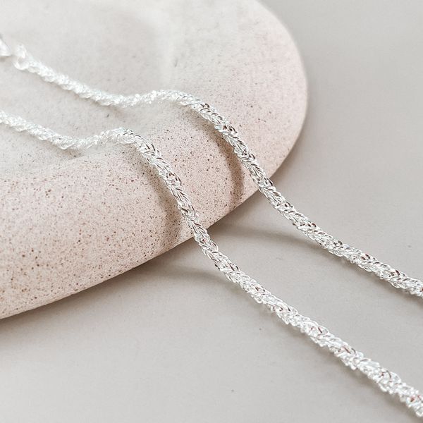 Pulseira Rabo De Rato Prata 925