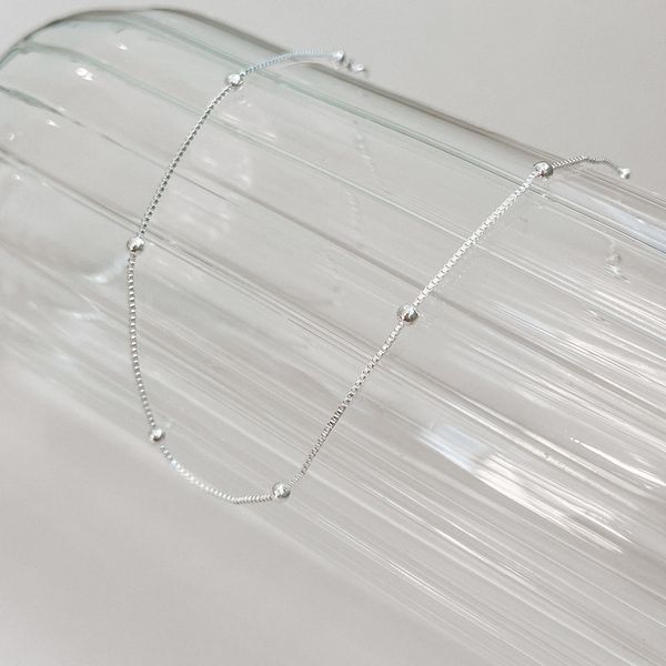 Tornozeleira shain Prata 925