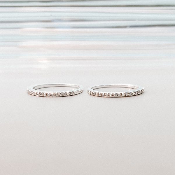 Anel Aparador Luna cravejado Prata 925