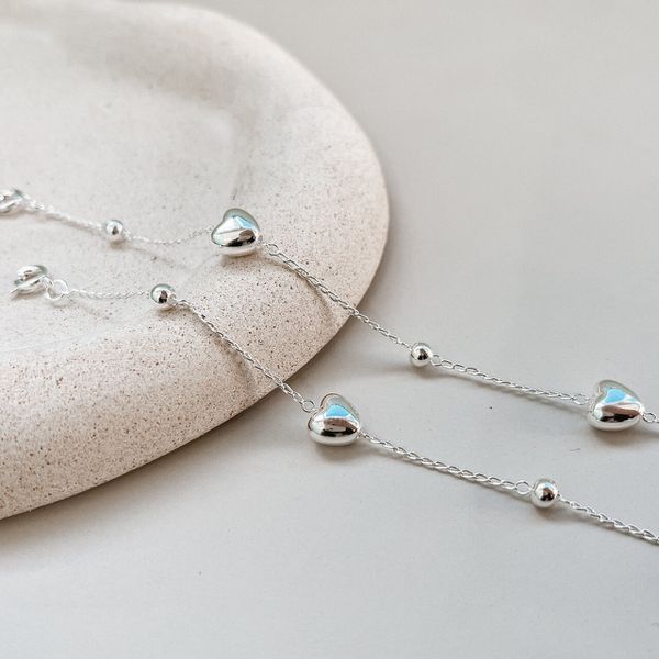 Pulseira Coração Prata 925