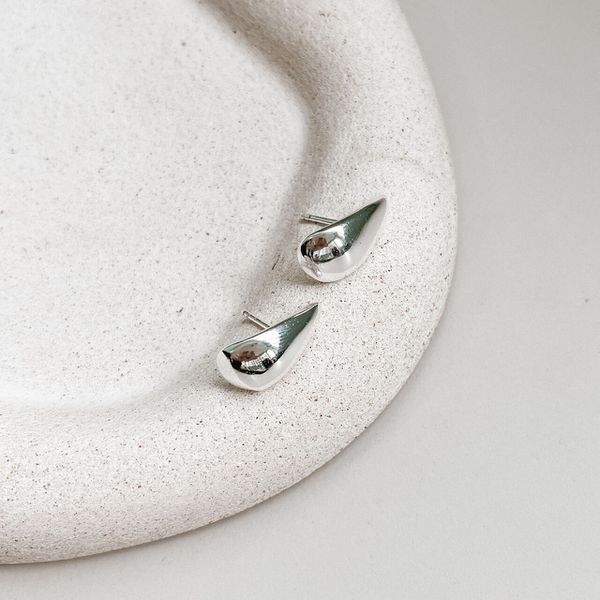 Brinco Gota Prata 925