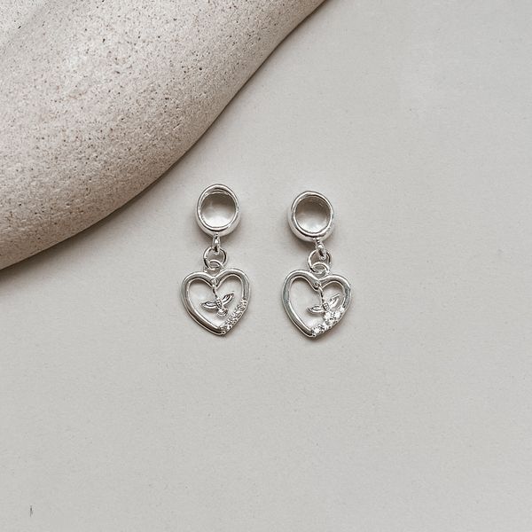 Berloque Coração Prata 925