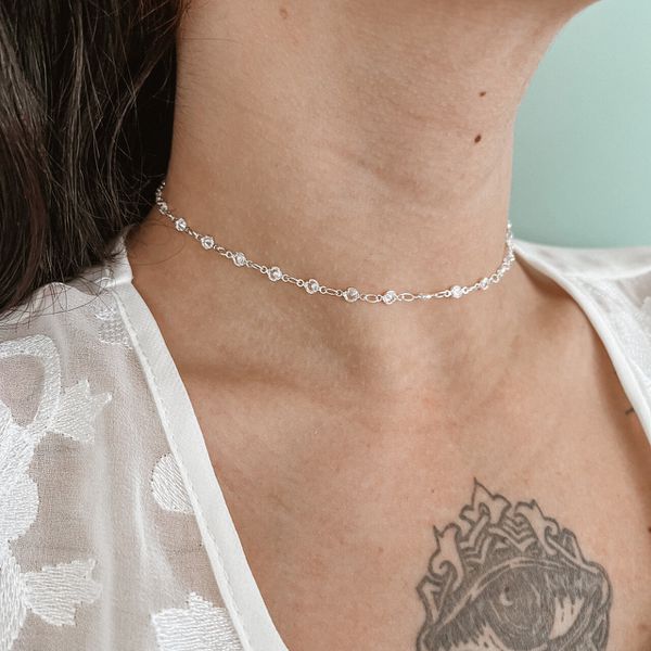 Choker Aurora Prata 925 