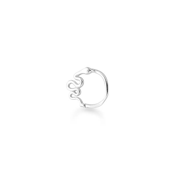 Piercing Daith Cobra Lisa Prata 925