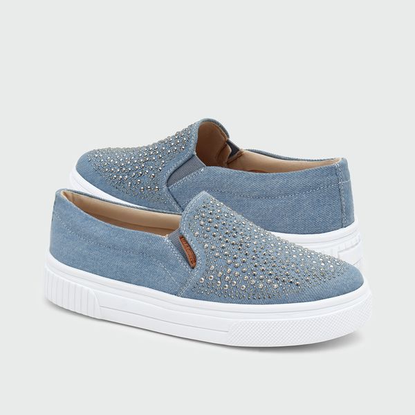 Slip on 2025 jeans feminino