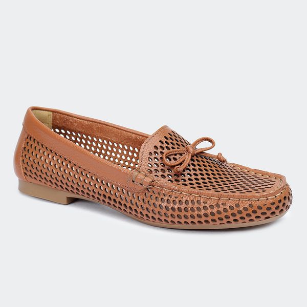 Mocassim Villa Griffe Fresh Carmem Camel