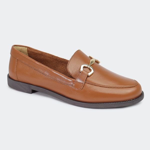 Mocassim Villa Griffe Ivy Verônica Camel