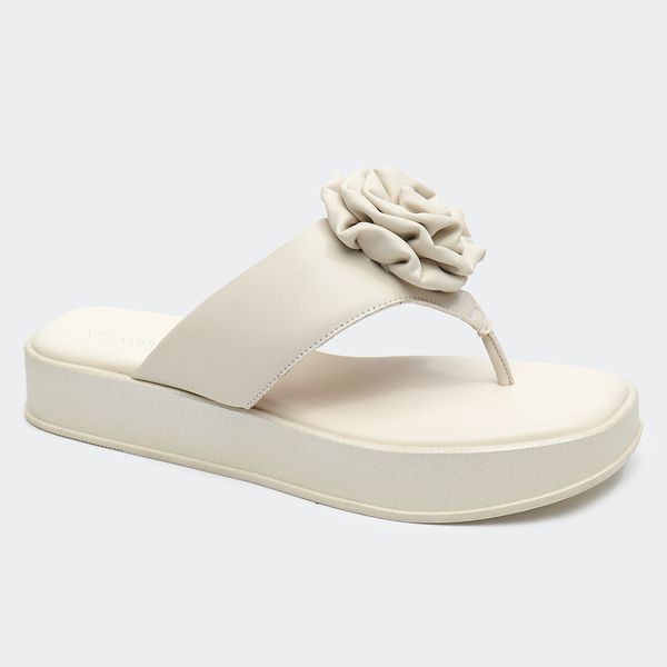 Flat Villa Griffe Diana - Zaia Off White