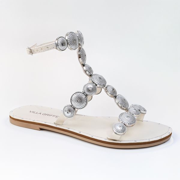 Rasteira Catarina Off White Villa Griffe