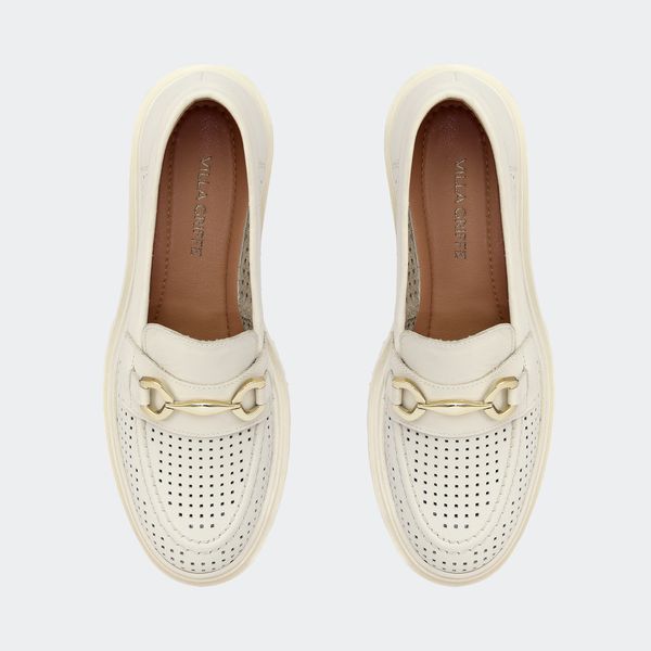 Mocassim Fresh Duda Off White Villa Griffe
