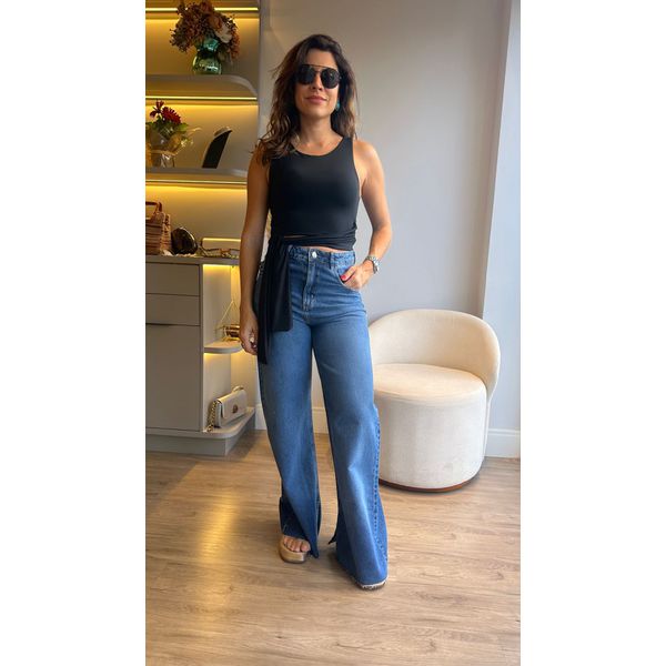 Cropped Aline - Preto