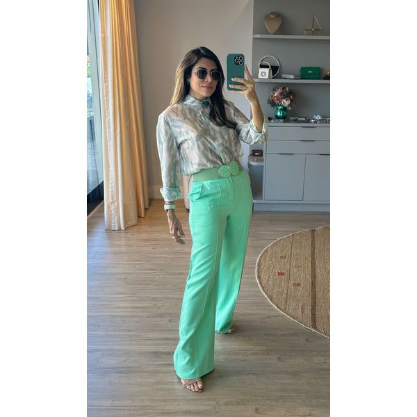 Calça Alfaiataria - Verde