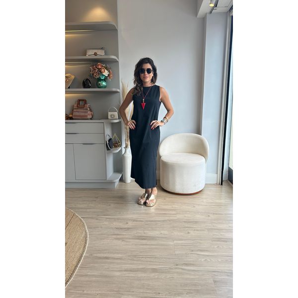 Vestido Holanda - Preto