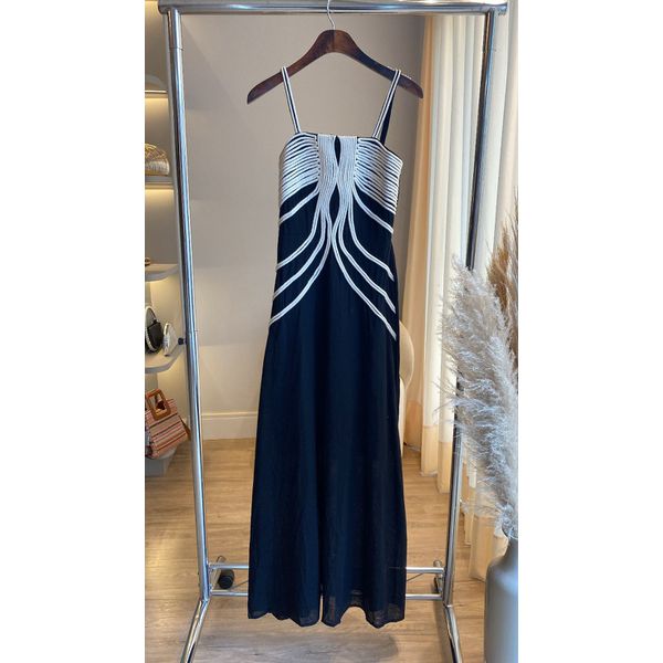 Vestido Naval - Preto