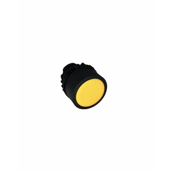 Frontal Botão Faceado Weg 22mm Amarelo S/ Flange Csw-bf3