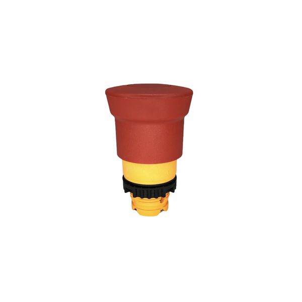 Frontal Botão Emergência Weg Puxa Trava 22mm S/ Flange Vm+am