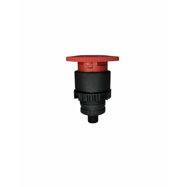 Frontal Botão Duplo Preto + E - Weg 22mm S/ Flange Csw2
