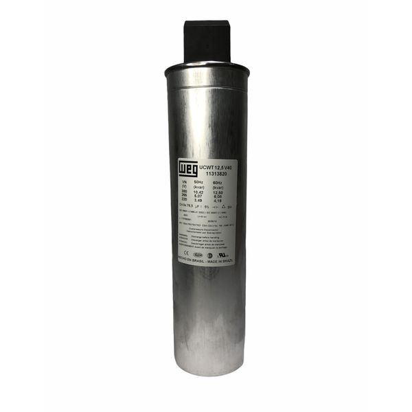 Unidade Capacitiva Trifásica Weg 12,5kvar 380v Ucwt12,5v40n2